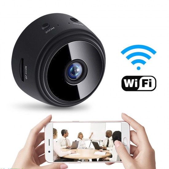 Mini Câmera Espiã Hireless WI-FI Hd 1080 Wifi 150 Graus Imã Bateria